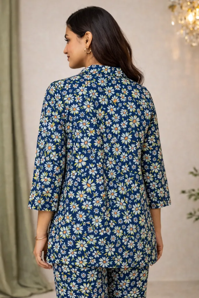 Co-ord Set Blue Flower (4).webp