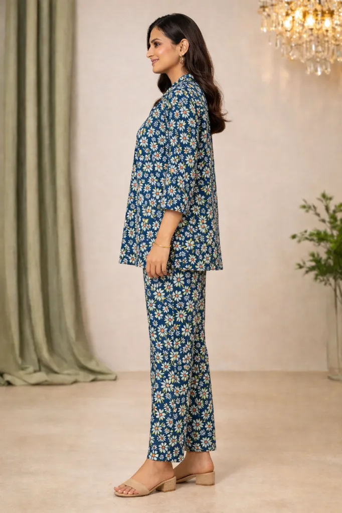 Co-ord Set Blue Flower (6).webp