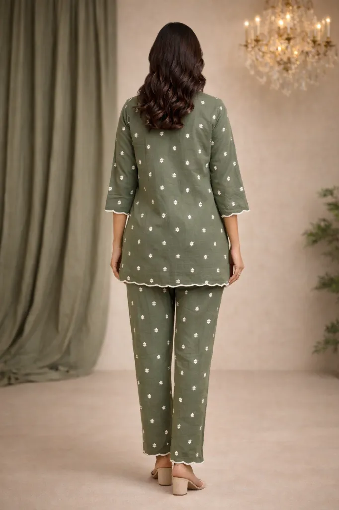 Green Emb Co-ord set (4).webp