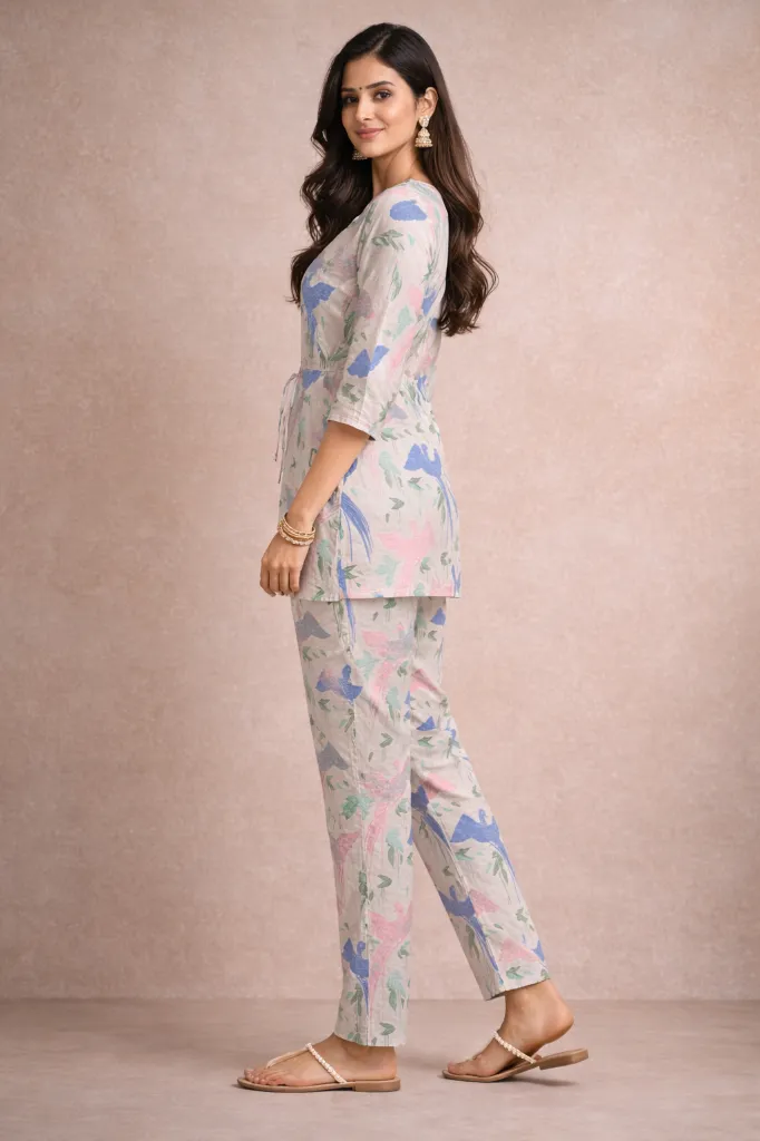 Co-ord Set Kaftan Printed (4).webp