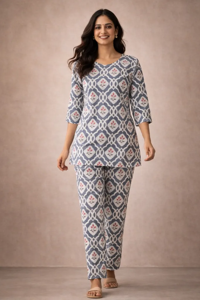 Co-ord Set Geometry Printed (3).webp