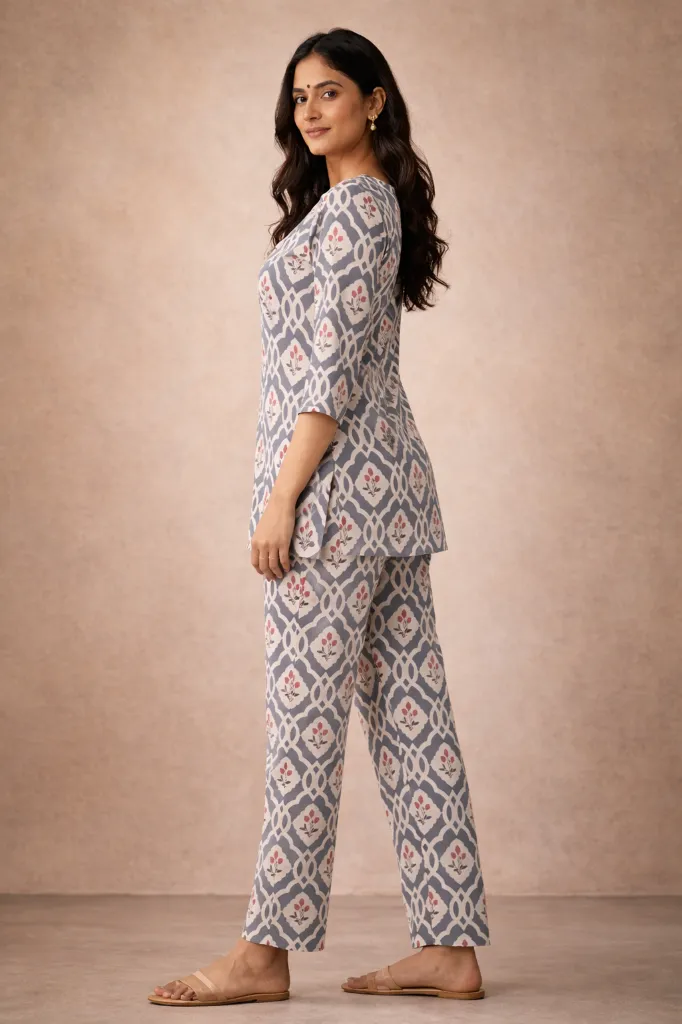 Co-ord Set Geometry Printed (1).webp