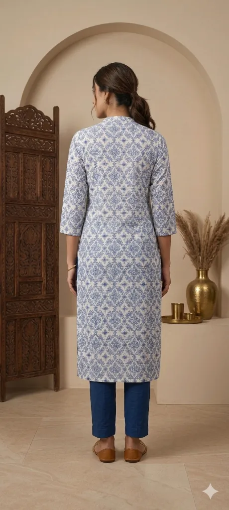 Long Kurti Printed White Blue (3).webp