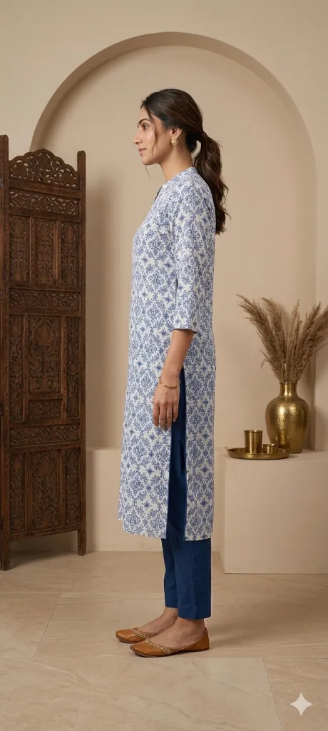 Long Kurti Printed White Blue (4).webp