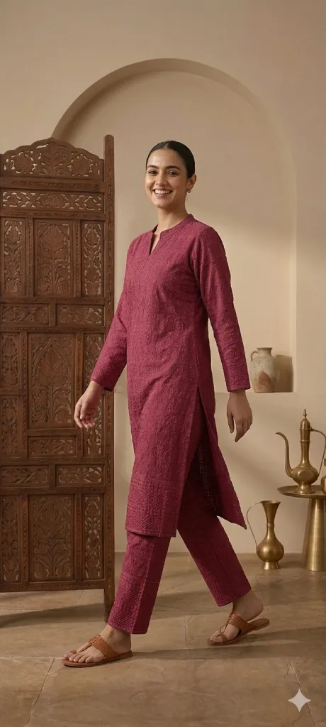 Co-ord Mehroon Embroidory Long (2).webp