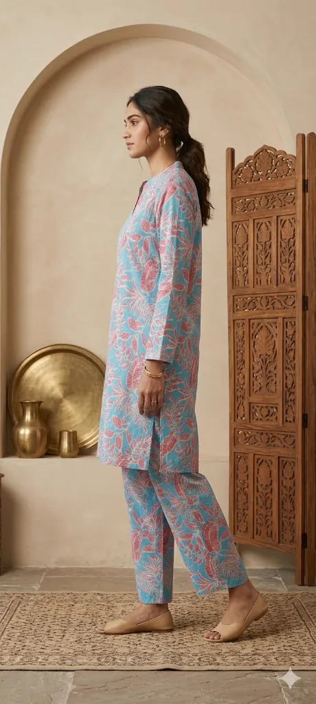 Co-ord Grey Long Printed (4).webp