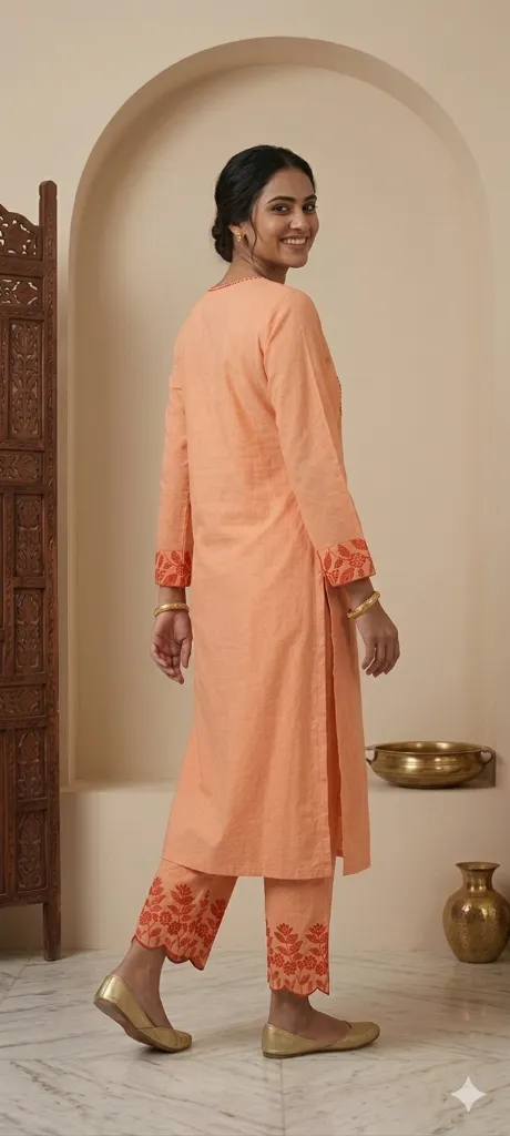 Co-ord Set Orange Embroidory (2).webp