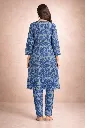 Co-ord Set Indigo Flower Print Long (2).webp