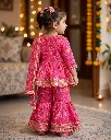 Pink Bandhani Sharara With Dupatta NF-1191 (1).webp