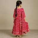 Kurta Ghaghara Red Leheriya Print (6).webp