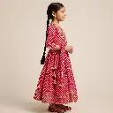 Kurta Ghaghara Red Leheriya Print (7).webp
