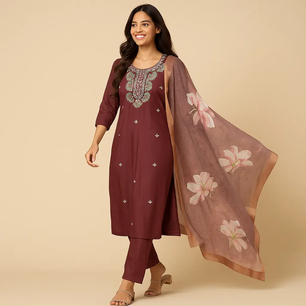 Brown Zari Indian Set 3PCS (3).webp