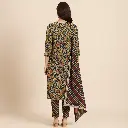 Dark Brown Flower Indian 3 Pcs Set (5).webp