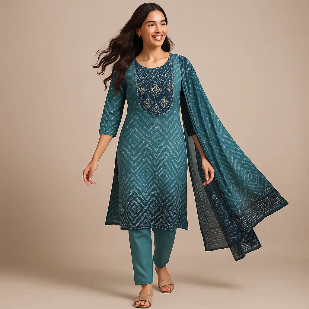 Blue Printed Indian 3 Pcs Set (5).webp
