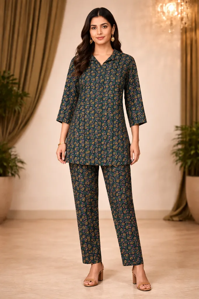 Co-ord Set Flower Print