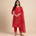 Orange Zaari Indian Set 3 Pcs