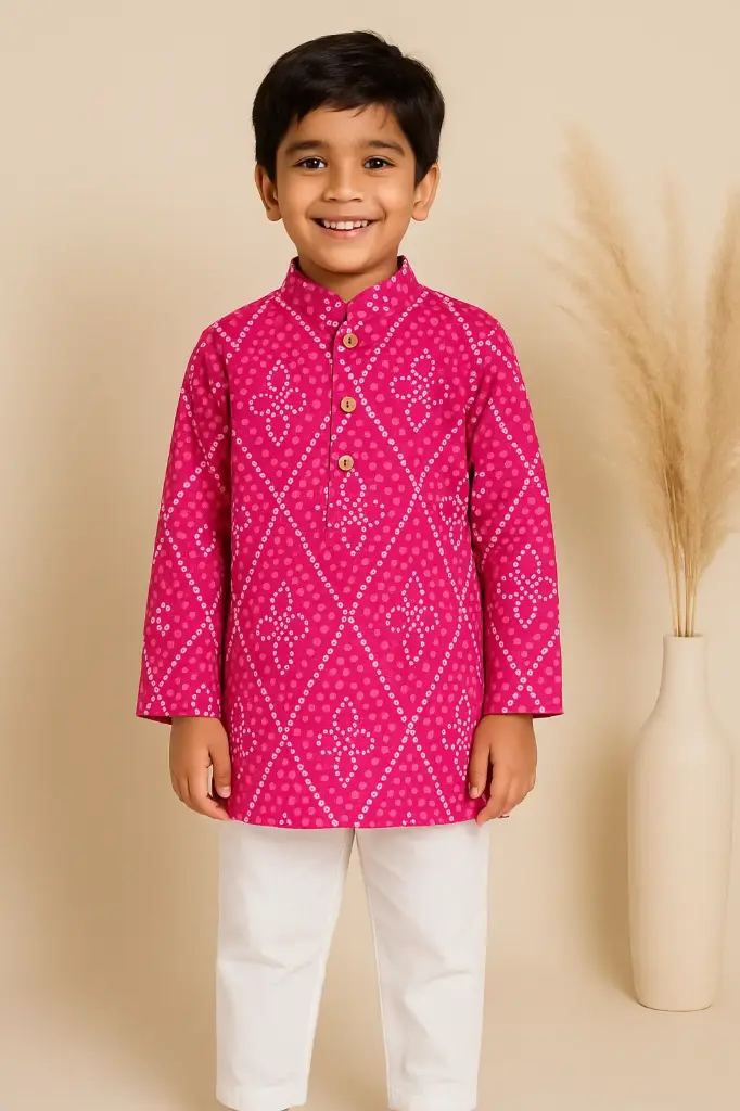Boys Kurta Pajama  (6-9M)