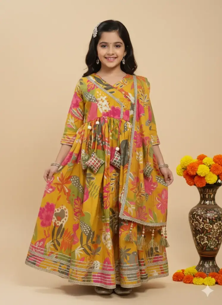 Girls Ghagara  (RED)