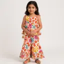 Kurta Sharara  Colorful Flower Print