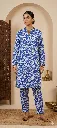 Co-ord Set Blue Printed Long