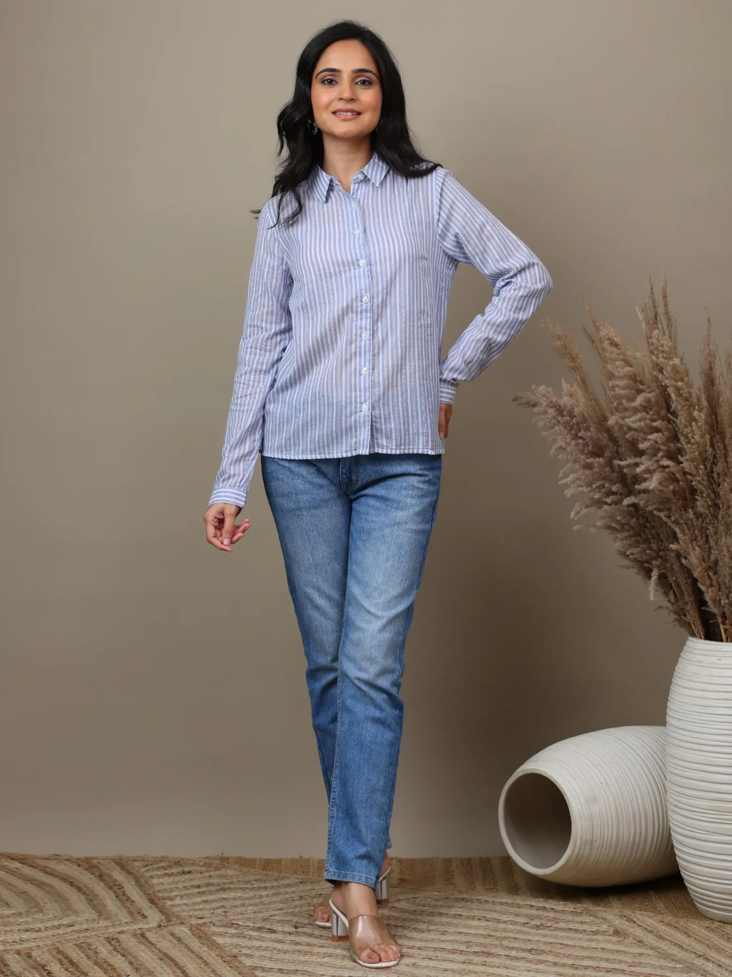 Shirt Blue Cotton