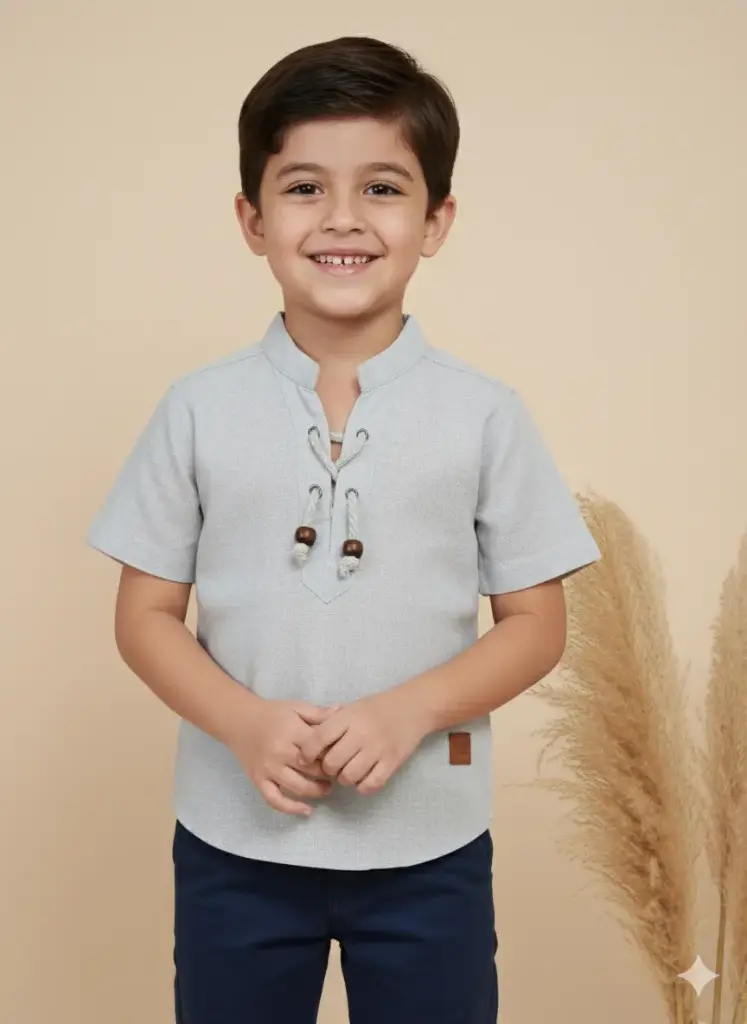 Boy Grey Shirt PT (0 - 6 M)