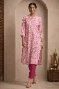 Long Kurti pink and Dark Pink