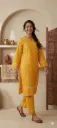Co-ord Set Long Yellow Printed