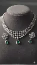 Necklace Kundan Green