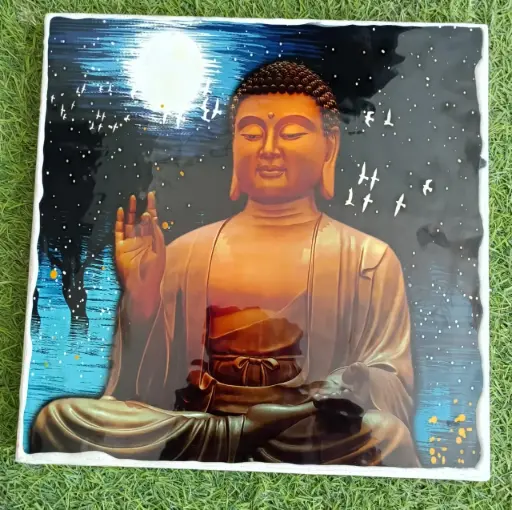 Buddha Epoxy Wall Mount 18 Inch