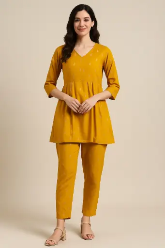 Co-ord Set Yellow Flayer