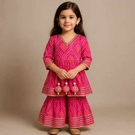 Kurta Sharara Pink