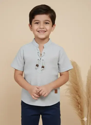 Boy Grey Shirt