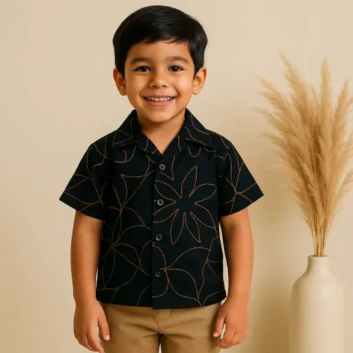 Boy Black Shirt