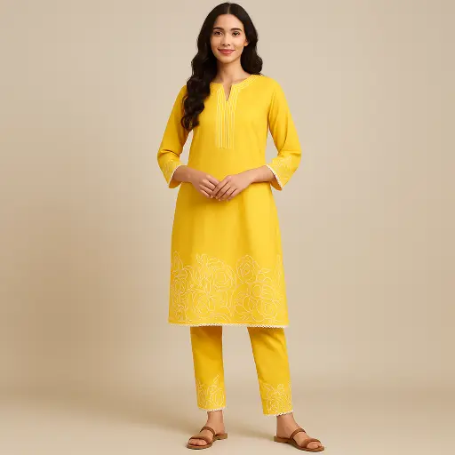 Embroidery Co-ord Set 