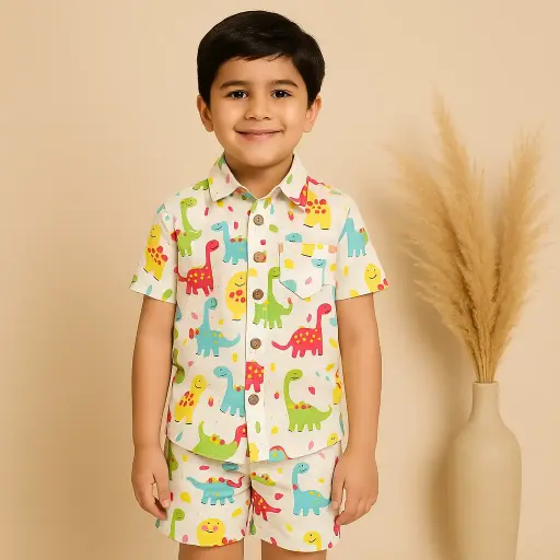 Boys Co-ord Set Dinosaur 